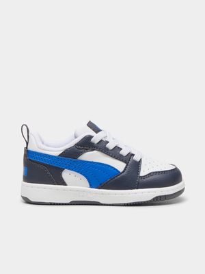 Junior Infant Puma Rebound Grey/Blue/White Sneakers
