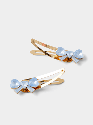 Cotton On Kids Gold Sadie Snap Clips