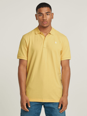 G-Star Men's Dunda Slim Yellow Polo