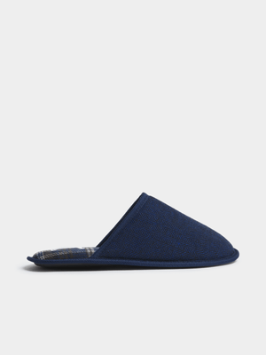 Jet Men's Navy Mule Slipper