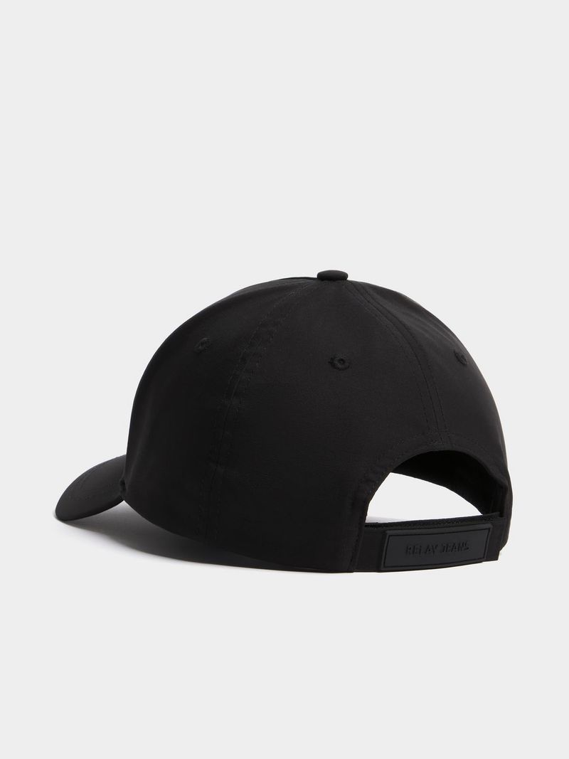 Men's Relay Jeans 6 Panel Plastisol Black Peak Cap - Bash.com