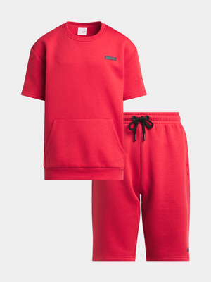 Boys Utility Top And Shorts Set