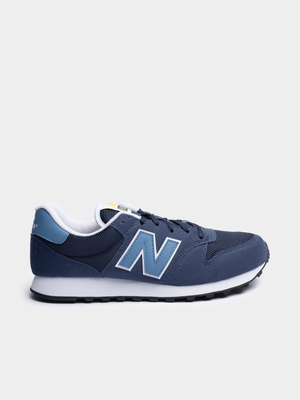 Mens New Balance 500 Blue/White Sneaker