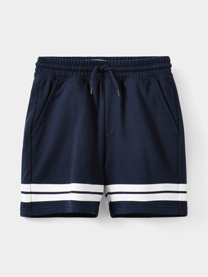 Cotton On Kids Boy Navy Henry Slouch Shorts