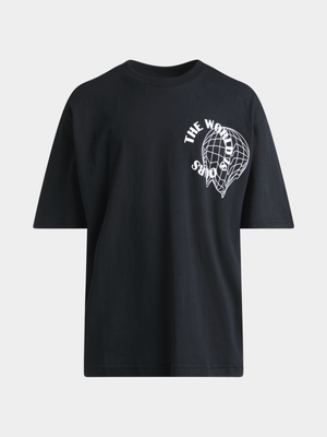 Jet Teen Boys Black World Is Ours T-Shirt