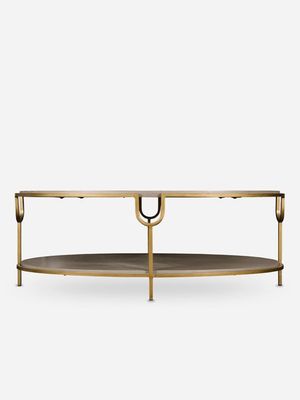 Rylance Oval Concrete Coffee Table