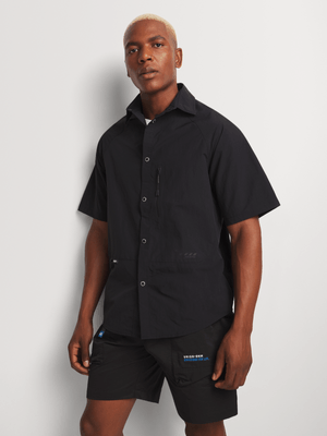 Union-DNM Tech Black Shirt