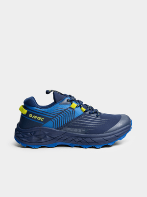 Junior Hi-Tec Fuse Trail Low Blue/Yellow Sneaker