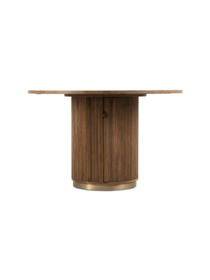 Tyra Storage Dining Table Walnut 120cm