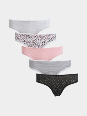 Jet Women's Multicolour 5 Pack Bikini