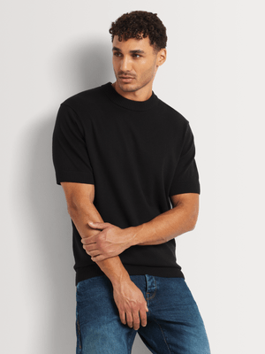 Men's Markham Crew Black Knitwear