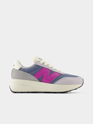 New Balance Junior 370 Purple/Grey Sneaker