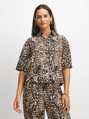 Exact Women's Animal Boxy Shirt