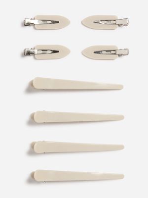 Foschini All Woman 8 Piece Creaseless & Sectioning Clip Set