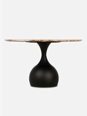 Bulb Dining Table Round Red 130cm
