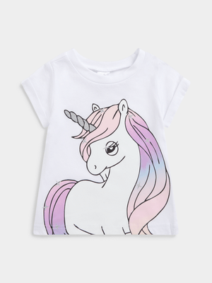 Jet Toddler Girls White T-Shirt