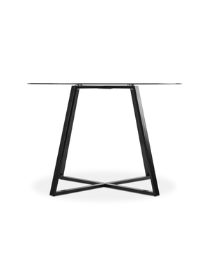 Star Dining Table Black 110cm