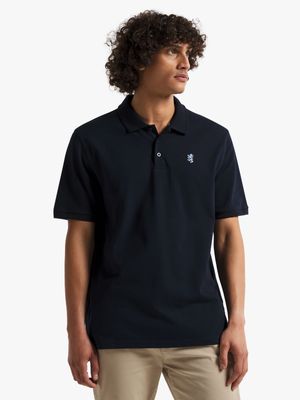 Men's  Pringle Navy Austyn  Pique Golfer