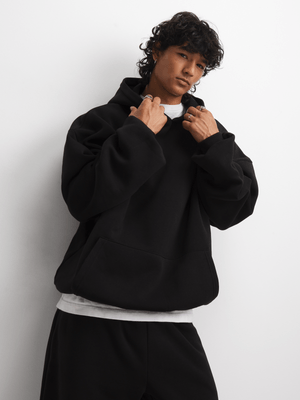 The FIX Men's Black Baggy Co-Ord Hoodie