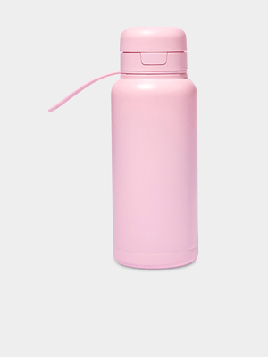 Cotton On Pink Grab And Go Water Bottle 1L