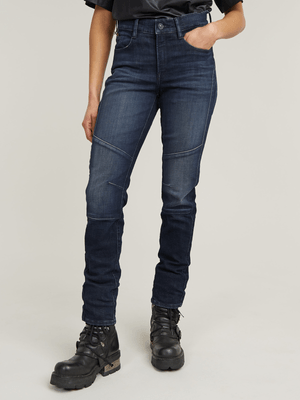 G-Star Women's Ace 2.0 Biker Slim Dark Blue Jeans