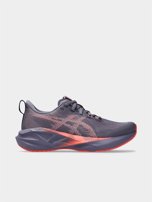 Asics Womens Novablast 5 Greyish Purple/Coral Reef Running Shoes
