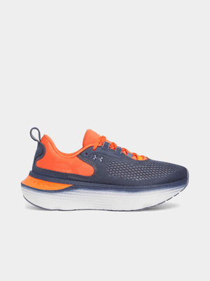 Under Armour Womens Infinite Elite 2 Gray/Fire/Gravel Running Shoes