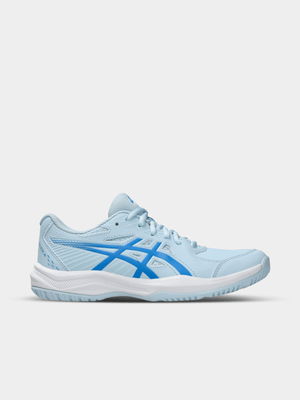 Asics Womens Court Slide 4 Light Blue/Blue Coast Tennis Shoes