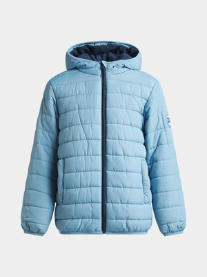 Jet Older Boys Blue Puffer Jacket