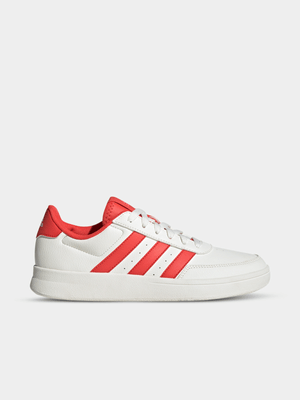 Women's adidas Breaknet 2.0 White/Red Sneaker