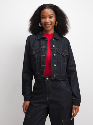 Jet Women's Raw Denim Shacket