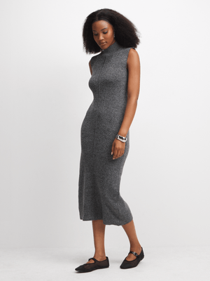 Jet Women's Grey Turle Neck Dress