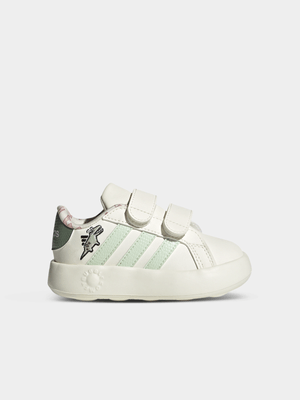 Toddlers adidas Grand Court Milk/Mint Sneaker
