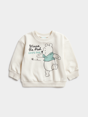 Jet Toddler Boys Cream Winnie The Pooh Active Top