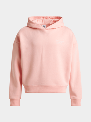TS Girls Graphic Coral Hoodie