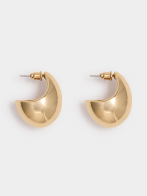 The FIX Women's Gold Chunky Earrings