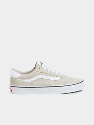 Vans Mens Brooklyn Grey/White Sneakers