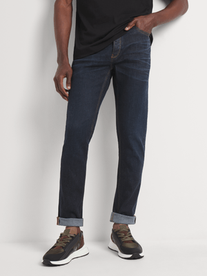Fabiani Men's Indigo Rinse Denim Jean