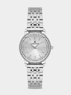 Daniel Klein Silver Plated Silver Tone Dial Bracelet Watch