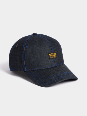 G-Star Men's Originals Denim Baseball Dark Blue Cap