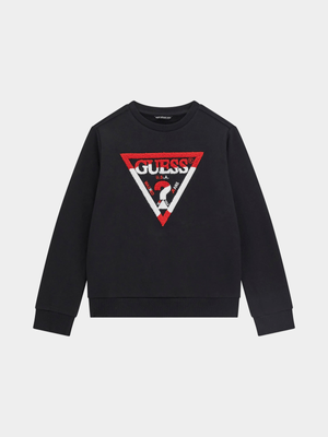 Junior Boy Guess Long Sleeve Active Top