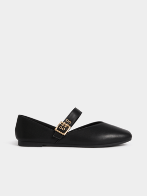 Exact Women's Black Studded Pumps