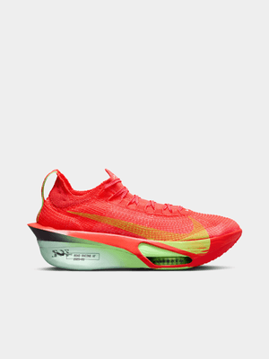 Nike Mens Alphafly 3 Bright Crimson/Lime Blast Running Shoes