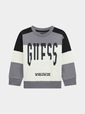 Younger Boy Guess Long Sleeve Active Top