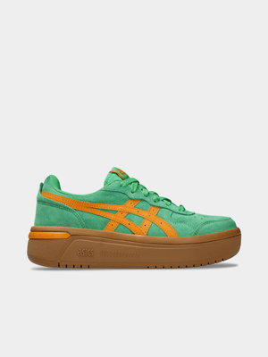 Women's Asics Japan S ST Green/Orange Sneaker