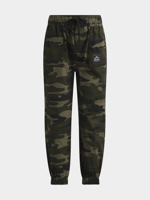 Exact Older Boy's Fatgue Camo Joggers