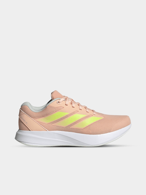 adidas Womens Duramo RC Powder Coral/Yellow Running Shoes