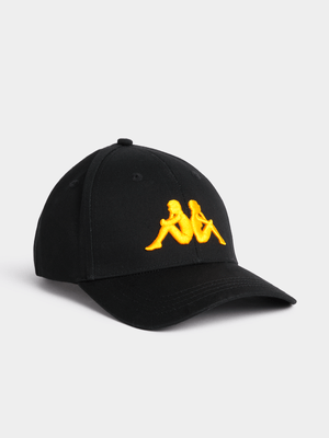 Kappa Liam Black/Yellow Cap