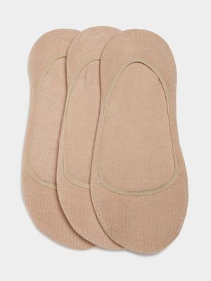 TS Nude Invisible Non-Slip Socks