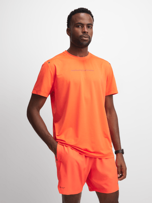 Mens TS Dri-Tech® Orange Run Shorts